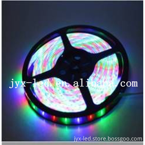 Lowest price 30leds/m 7,2w/m smd5050 12v white pcb waterproof Rgb led strip light